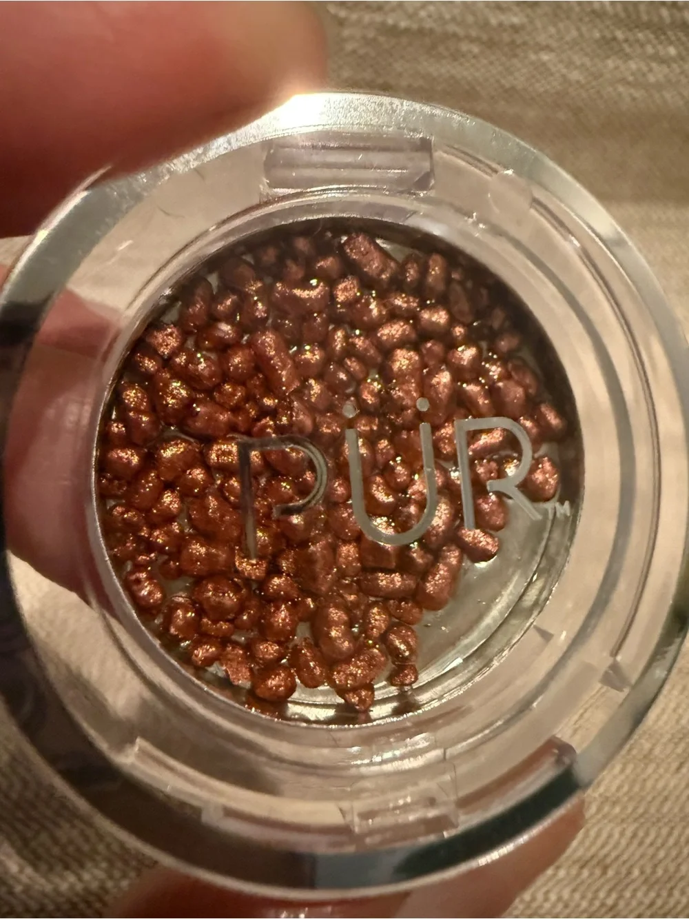 PUR On Point  Metallic Eye Gloss - Rose Gold